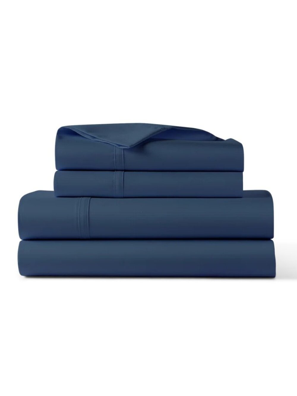 Lauren Ralph Lauren Navy KING Spencer Count Cotton Sateen 4-Piece Sheet Set